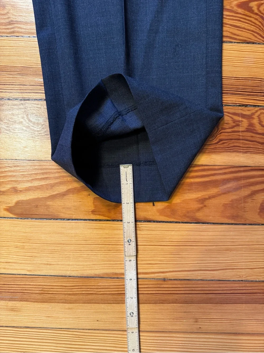 Banana Republic Classic Fit Charcoal Gray Men's Wool Two-Button Suit